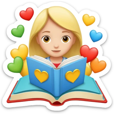 a story picture book sticker