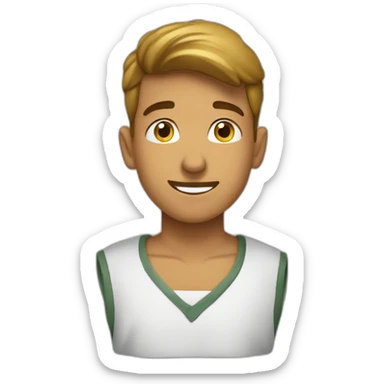 jeune garçon lisant le coran sticker