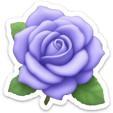 Periwinkle rose  sticker