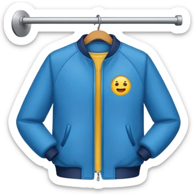 try on jacket customer changing room sticker