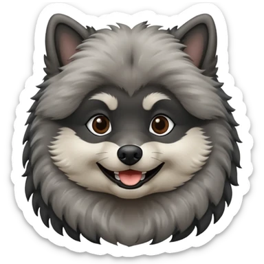 Keeshond sticker