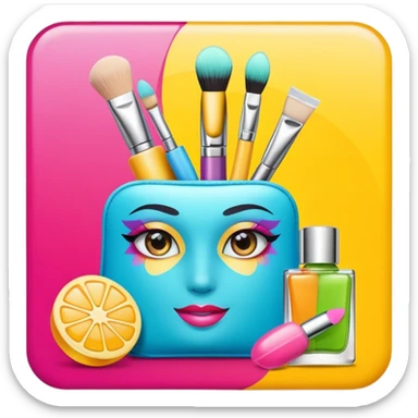 create an exclusive cosmetology advertising card template sticker