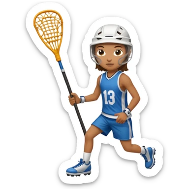 Play lab playing lacrosse sticker