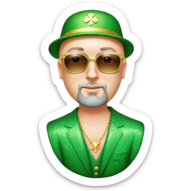 Sparkling Leprechaun sticker