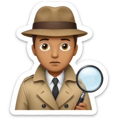 Detective sticker