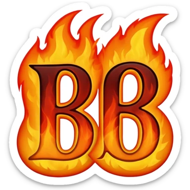 Can you make a banner that says PYRO in gothic letters, the letters should also be on fire  sticker