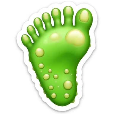 foot fungus emoji sticker