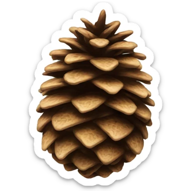 pine cone sticker