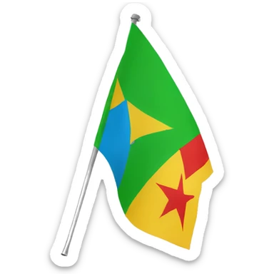 Amazigh flag sticker