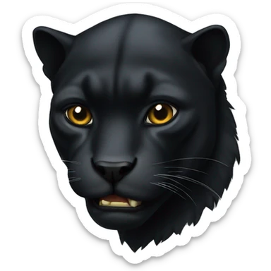 Animal pantera negra sticker