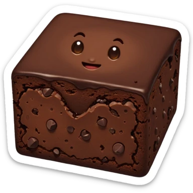 Chocolate Brownie sticker