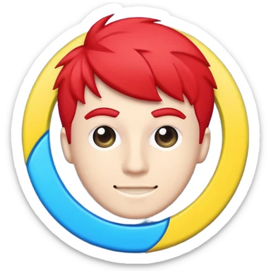 Mr beast channel logo sticker