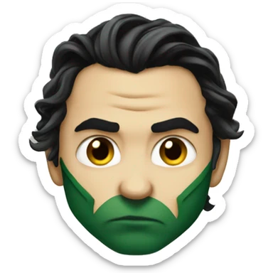 Loki pout kiss emoji  sticker