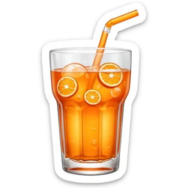 orange  soda sticker