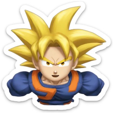 Goku ultra instinto sticker