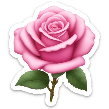 Pal pink rose sticker
