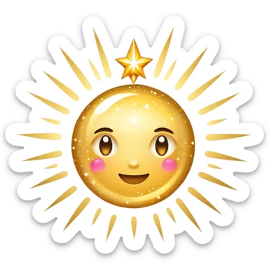 sparkle icon with lots of sparkles sticker