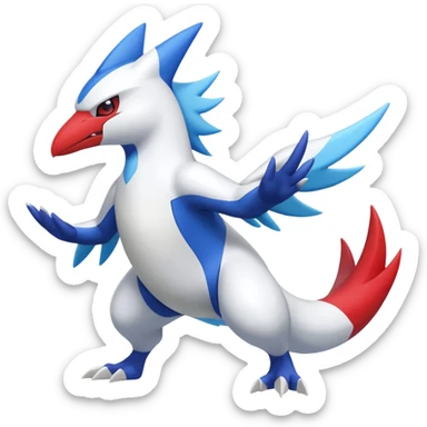 Latias-Reshiram-Zangoose-Gabite-Latios-Fusion (full body) sticker