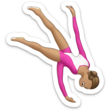 female apparatus gymnastics swag sticker