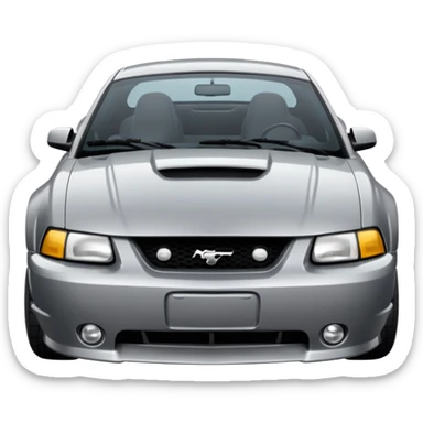 Grey 2003 mustang gt emoji sticker