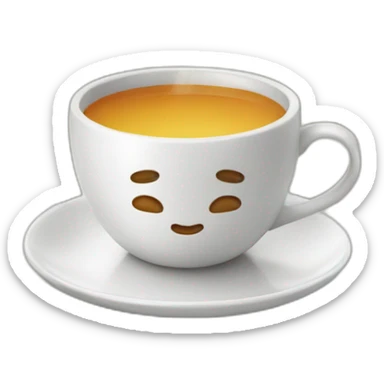 tasse de thé avec sachet sticker