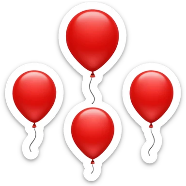 red balloon sticker