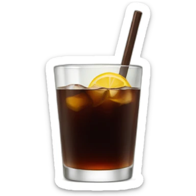 glass with fernet and coke sticker