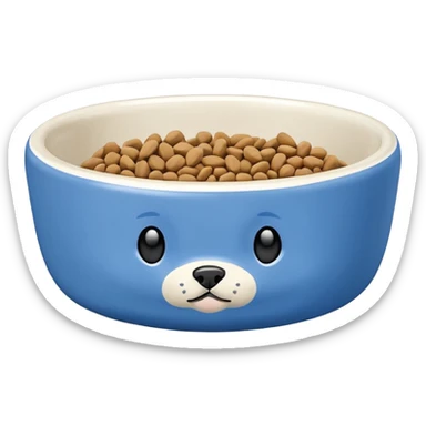 food bowl for pet sticker