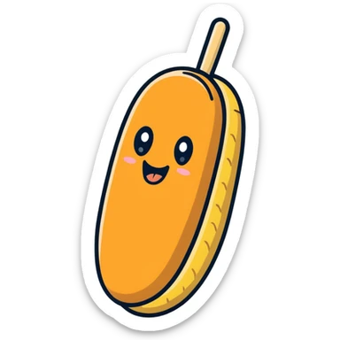 korean corn dog sticker