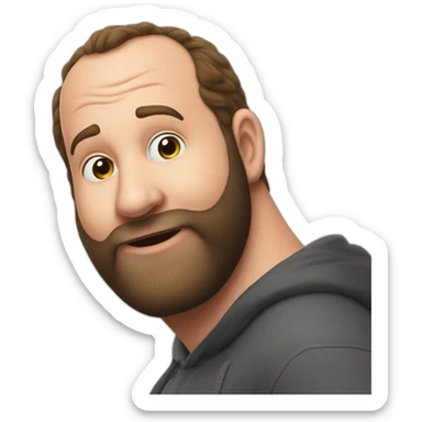 tom segura kissing bert kreischer sticker