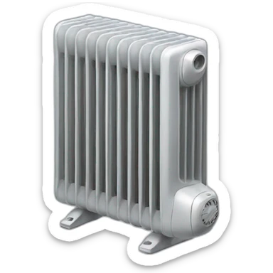air conditioning radiator sticker