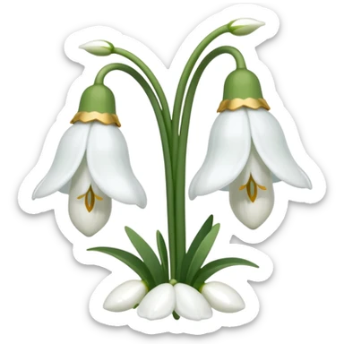 Snowdrops sticker