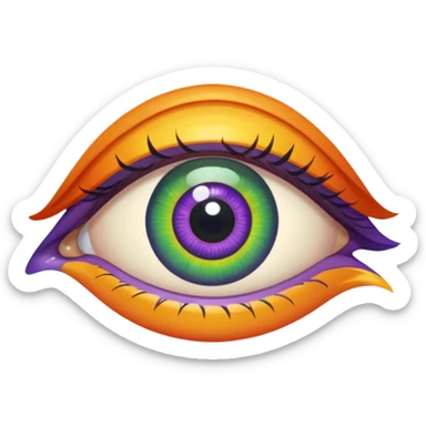  eyes spin multicolore 👁️+🌀+🟣🟢🟠🔵🔴🟡 sticker