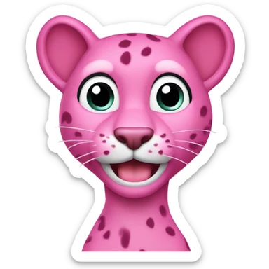 Pink panther sticker