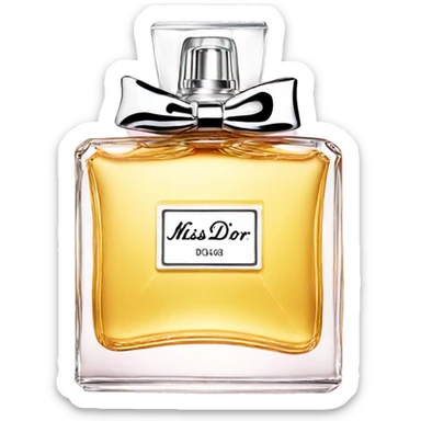 Miss dior perfume sticker