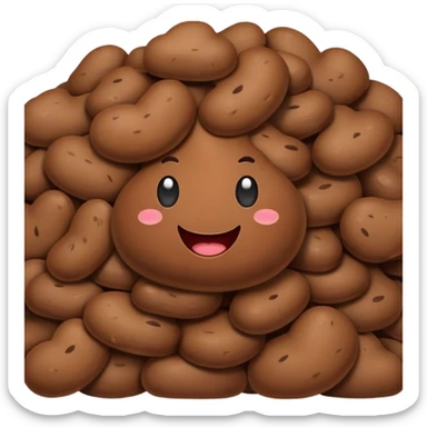 happy poop sticker