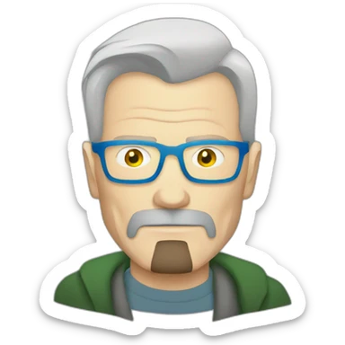 transgender flag walter white sticker