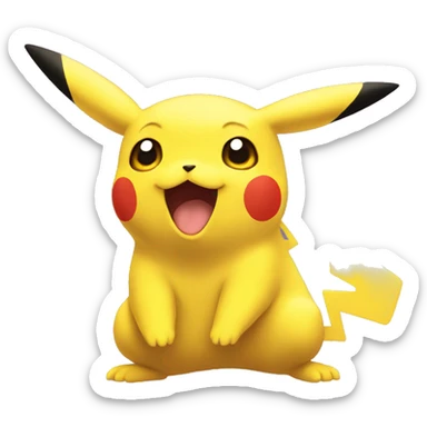 Pikachu sticker