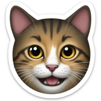 Freddy mercury cat sticker