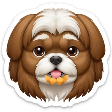 Cute shih Tzu dog sticker