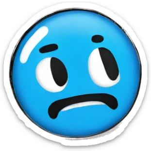 The bfdi character pin sticker