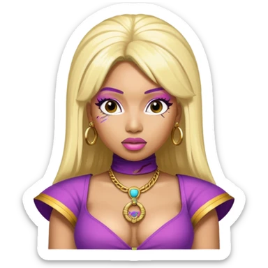 nicki minaj in roman reloaded sticker