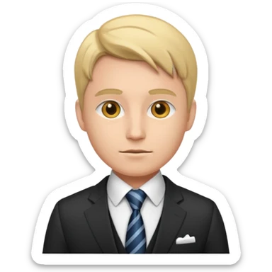 investor, one person sticker