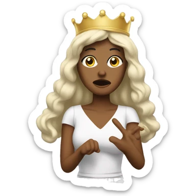 ticket drama queen  sticker