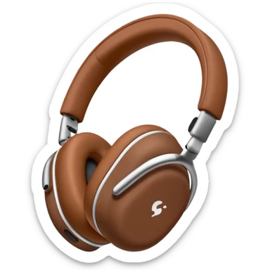 brown airpods max sticker