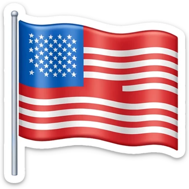 Flag with 3 horizontal stripes: sticker