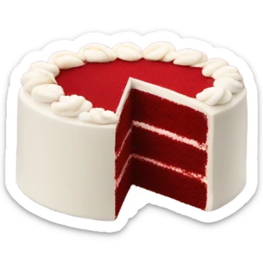 red velvet cake sticker