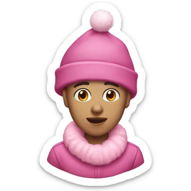 pink christmas  sticker