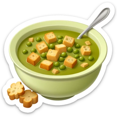 split pea soup sticker