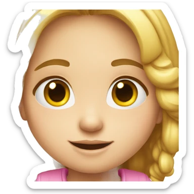 Little girl argentina  sticker